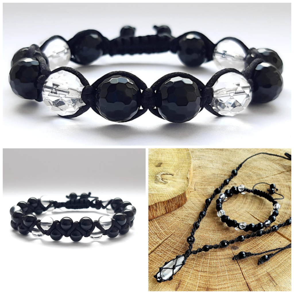 Bransoletki Ochronne. Biżuteria z kamieni Ochrona. Talizmany ochronne z Kręgu Mocy od Elżbiety Wolnej