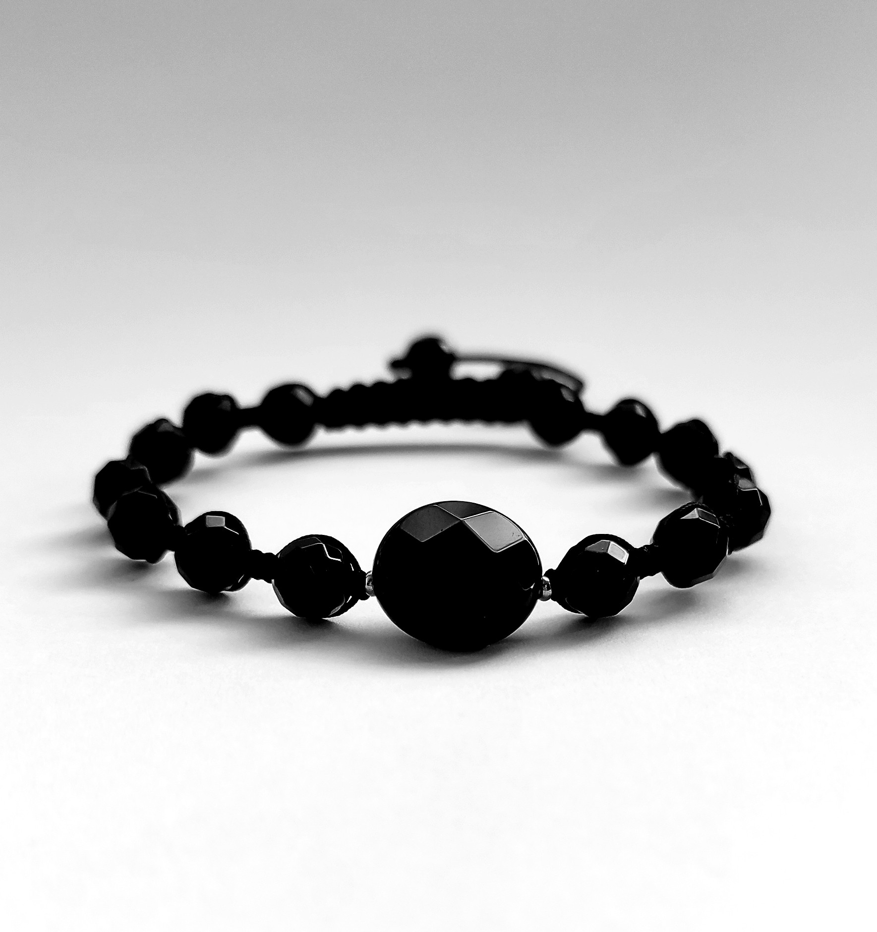 Onyks Bransoletka Damska z naturalnego Onyksu