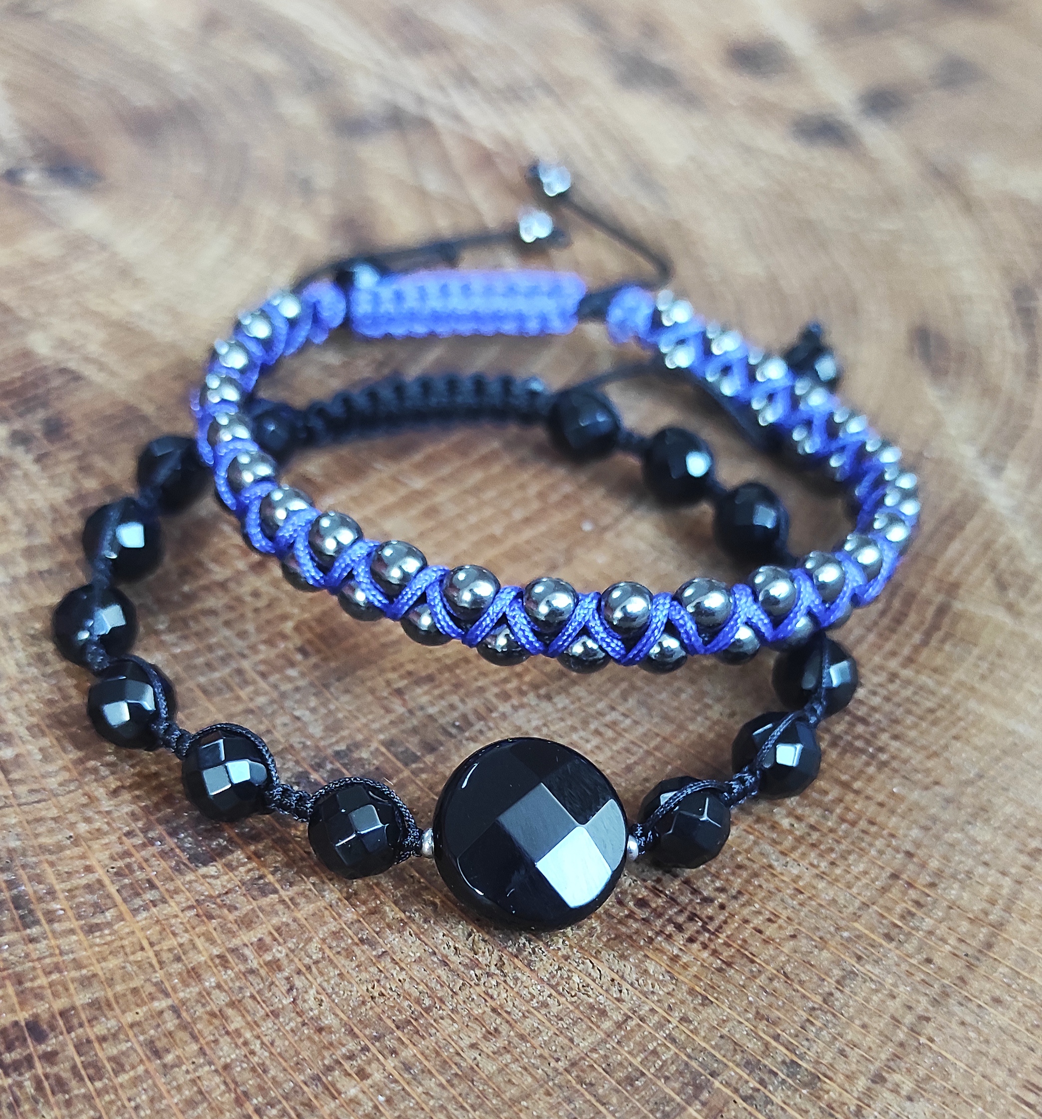 Onyks czarna bransoletka dla kobiety kamień naturalny