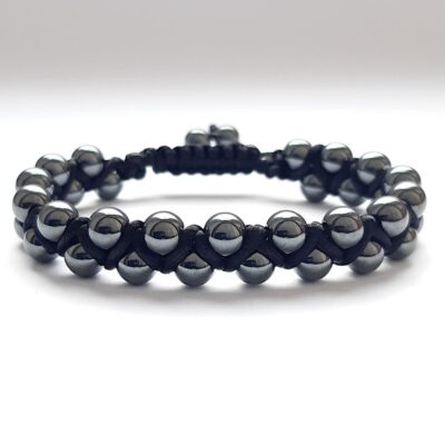 HEMATYT bransoletka damska # To Jest Mój Czas. Wróciłam Do Siebie. Stoję Pewnie i Idę z Odwagą Po Swoje