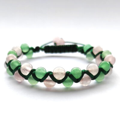 Kwarc Różowy Awenturyn Bransoletka Damska z kamieni naturalnych