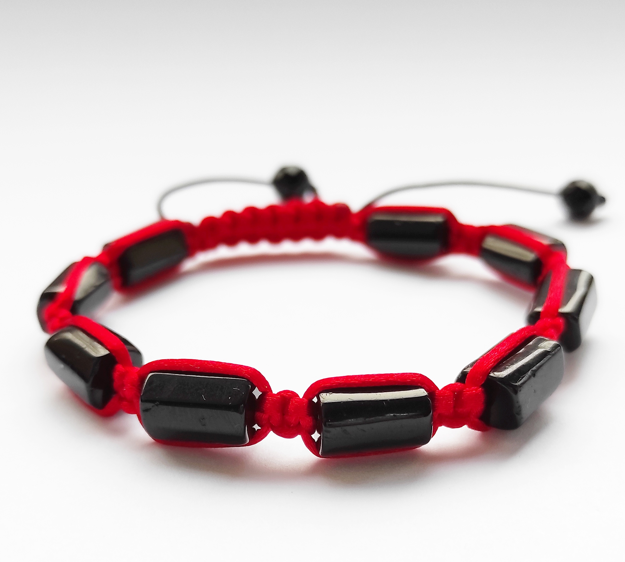 Czarny Turmalin Bransoletka damska